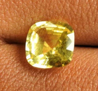 1.62 Ct - Ceylon Vivid Yellow Sapphire - Natural - Untreated - Unheated